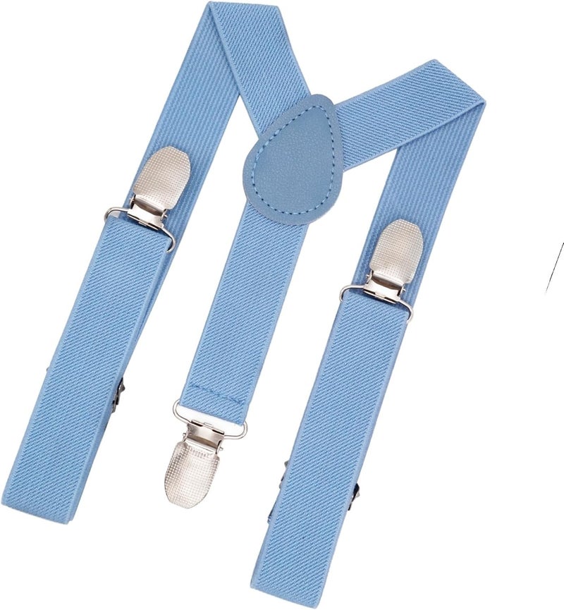 NumRealm Store Child Kids Suspenders Adjustable Y-Shape Elastic Braces with Non-Slip Silicone Pads Suitable for Boys Girls Toddler - Image 1